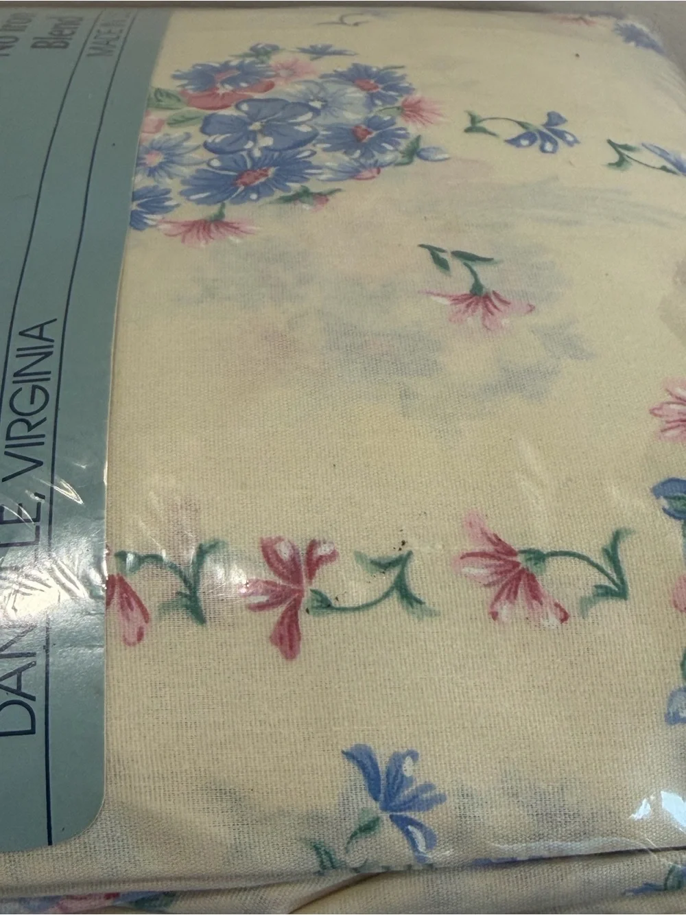 🆕 1987 Dan River Queen sheet set “Louise” floral coquette cottagecore sealed NOS